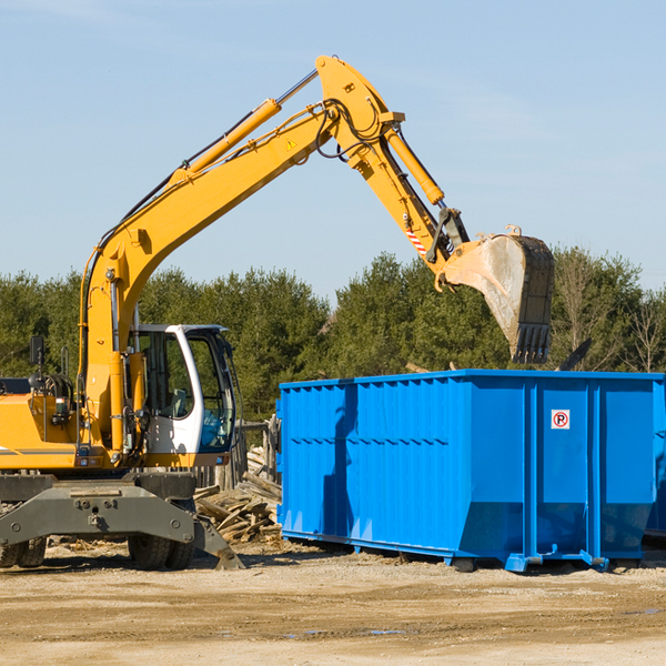 can i choose the location where the residential dumpster will be placed in Orwell OH